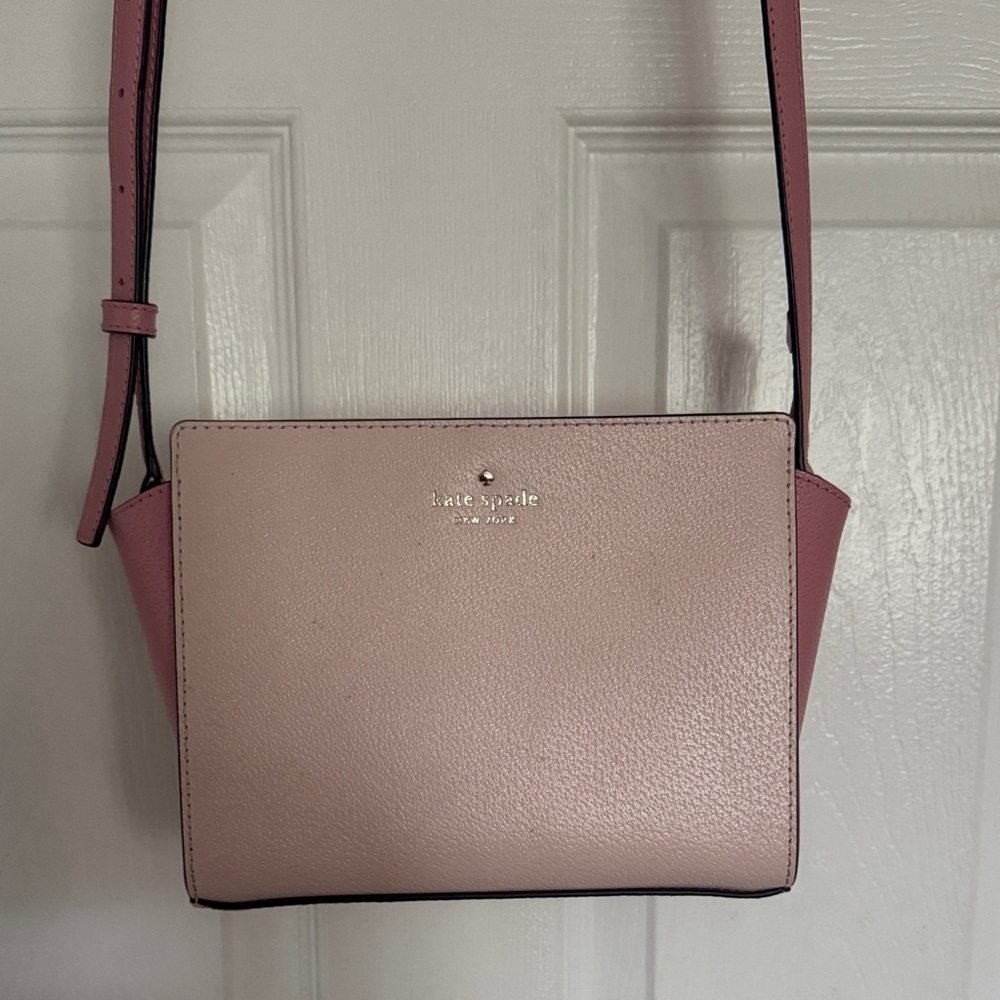 kate spade pink leather crossbody bag